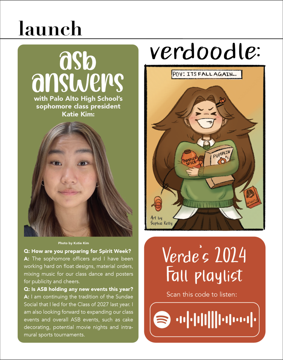 LAUNCH: ASB answers, Verdoodle, fall playlist